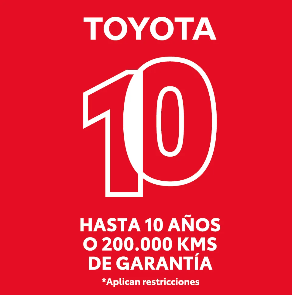 Toyota 10 - Garantía 10 años
